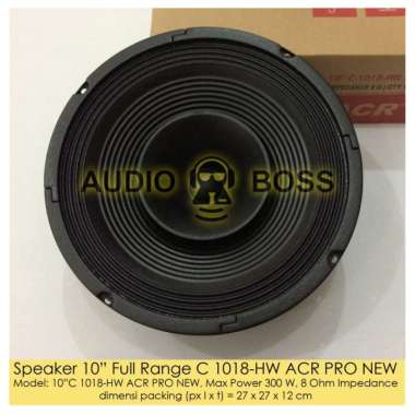 Speaker 10 inch 10" Full Range C 1018-HW ACR PRO