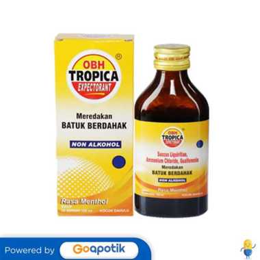 OBH TROPICA EXPECTORANT MENTHOL SIRUP 100 ML