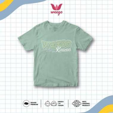 WEEGO - Kaos Anak Lengan Pendek - Motif Original Weego - Unisek Untuk Anak Laki Laki Perempuan Usia 