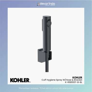 KOHLER - CUFF HYGIENE SPRAY W/HOSE & BRACKET - K-R98100T-B-BL