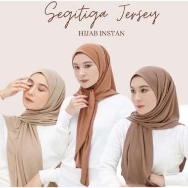 Hijab Instan Segitiga Jersey / Hijab Segitiga Instan Mauve