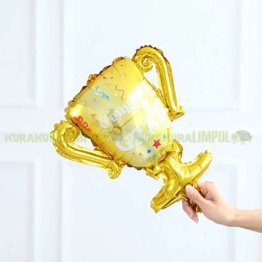 Balon Foil Karakter Happy Graduation Wisuda Dekorasi Graduation Piala