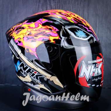 NHK R1 ELITE AFIF AMRAN | BLACK | SINGLE VISOR STANDART XL