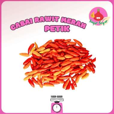 Sayur Segar - Cabai Rawit Merah Petik/Chili 150 gr