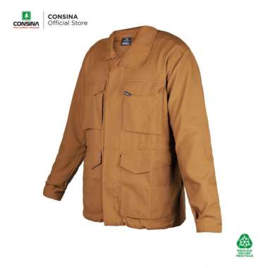 Consina Kansas Jaket Urban Outdoor Water Repellent Ukuran M Saddle Brown