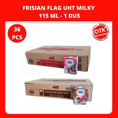 FRISIAN FLAG SUSU UHT MILKY 115 ML - 1 DUS Strawberry
