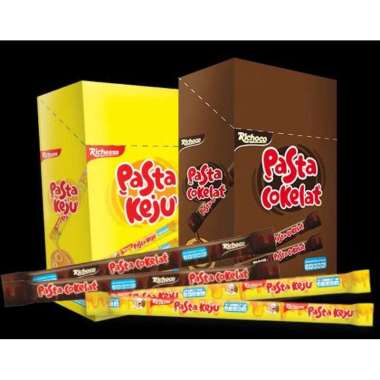 Richeese pasta keju Richoco pasta coklat coklat stik