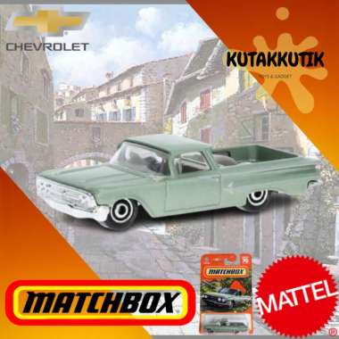 Matchbox Mobil Klasik Pickup 1960 Chevy El Camino Hijau Chevrolet Edition