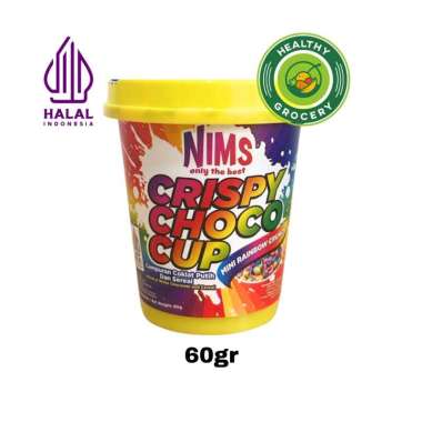 NIMS Only The Best Crispy Choco Cup Mini Rainbow Crunch With White Chocolate 60g