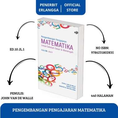 Pengembangan Pengajaran Matematika Edisi 10 Jilid 1 - John Van de Walle - Erlangga