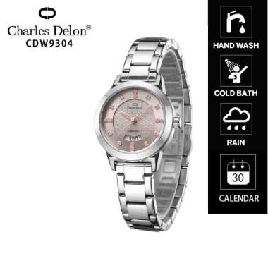 CHARLES DELON CDW9304 JAM TANGAN WANITA STEEL - WATCHES ROSE
