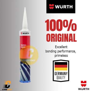 WURTH Tropics Classic Windscreen Bonding Sealant - Lem Sealer Perekat kaca Mobil