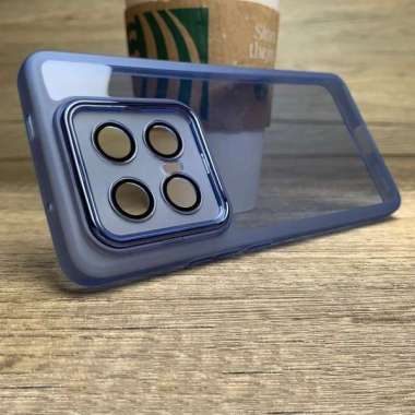 Soft Case Lens Jacket Transparent For IQOO 13 Casing BLUE