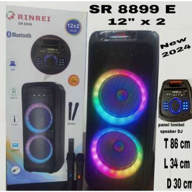 SPEAKER BLUETOOTH RINREI 12INCH RINREI SR 8899 (BEST SELLER)