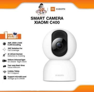 Xiaomi MI C400 IPCam Wifi 4MP 2.5K IP Camera Wireless Kamera CCTV 360° CCTV ONLY