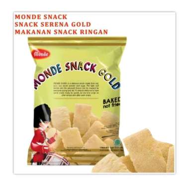 Monde Snack Gold 60 gr Biskuit Cemilan