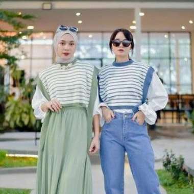 ROMPI YURA BLASTER / YURA VEST RAJUT / ROMPI MAYDEN Denim