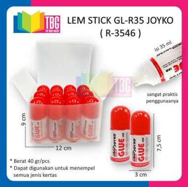 1 PCS LEM STICK GL-R35 JOYKO LEM KERTAS CAIR GLUE (R-3546)