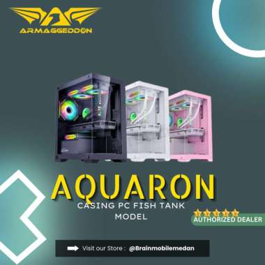 Casing Gaming Armageddon Aquaron - Hitam