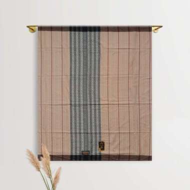 Wadimor Sarung Tenun Premium 210 - Putih Tulang Merah Hati