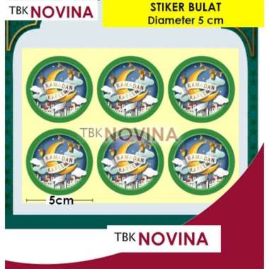 STIKER SEGEL LEBARAN / STIKER IDUL FITRI / STIKER SEGEL STOPLES EID MUBARAK ST-EID-003 RAMADAN