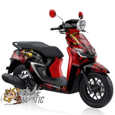 Decal Full Body Stylo 160 - Stiker full body Variasi Skotlet Honda Stilo 160 - Naruto Kiyubi Doff Hi