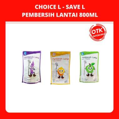 CHOICE L SAVE L PEMBERSIH LANTAI 800ML lemon