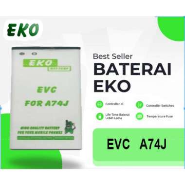 BATERAI EKO EVERCOSS A74J BERGARANSI