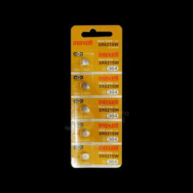 BATTERY MAXELL 364 SR621SW SR621ORIGINAL ISI 5pcs