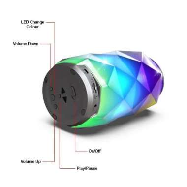 Speaker Bluetooth Simbadda CST889n / CST889 Crystal - Original Produk