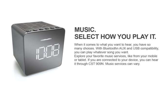 Speaker Simbadda CST-909N / CST909 Cube Silver - Original Produk