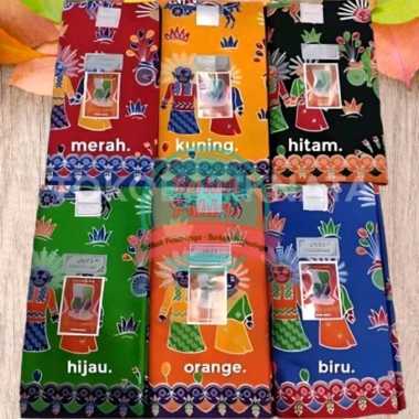 KAIN BATIK MOTIF ONDEL ONDEL | KAIN ONDEL ONDEL | SARUNG ONDEL ONDEL hijau