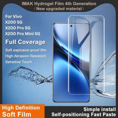 Screen Protector Vivo X200/Pro/Pro Mini (5G) IMAK Hydrogel Film 4th Gen X200 Pro Mini 5G
