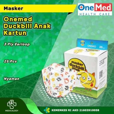 Onemed Masker Duckbill Anak Cartoon Isi 25