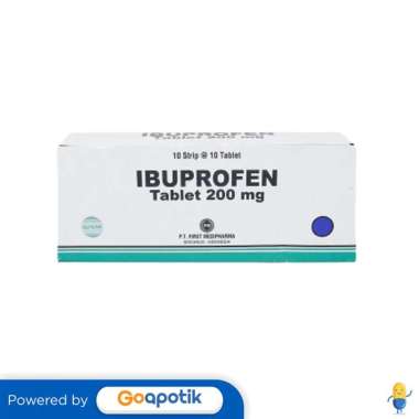 IBUPROFEN FIRST MEDIFARMA 200 MG BOX 100 TABLET