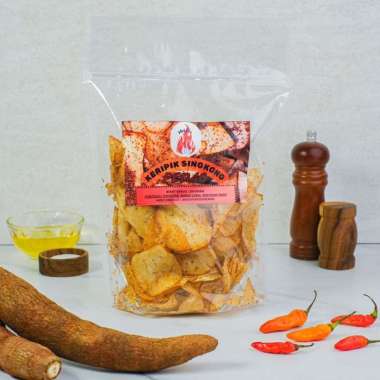 KRIPIK SINGKONG PEDAS MAK DIN 250GR HOT CASSAVA CRACKERS