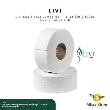 Livi Eco Tissue Jumbo Roll Toilet JRT 1200's
