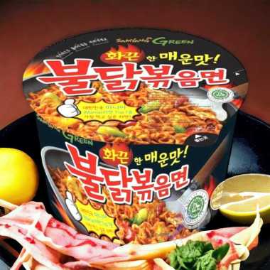 Samyang Buldak Hot Chicken Ramen Big Bowl 105G / Mie Instant Samyang Cup