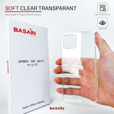 Casing iPhone 12 Pro Max Clear Transparent BASAIN Original Case