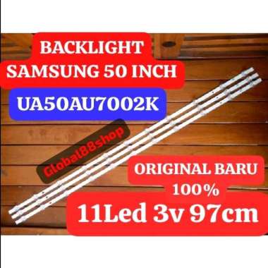 Hrg FULLSET ( 3 STRIP ) BACKLIGHT TV LED SAMSUNG 50 INC UA50AU7002K UA 50AU7002K UA50AU 50AU BL LAMP