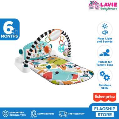 Fisher-Price Glow And Grow Kick & Play Piano Baby Gym - Matras Tidur
