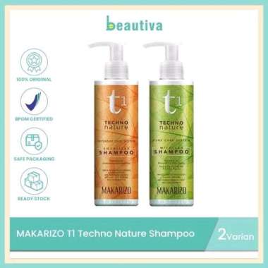 Makarizo T1 Techno Nature Shampoo 180ml Pure Care Micellar