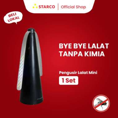 Starco Kipas Pengusir Lalat Serangga Fly Fan rotasi 360 derajat
