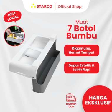 Starco Spice Rack Organizer Rak Bumbu Masak Rak Dapur Tempat Bumbu