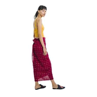 Sejauh Mata Memandang Rok Lilit Wiji S-M Maroon