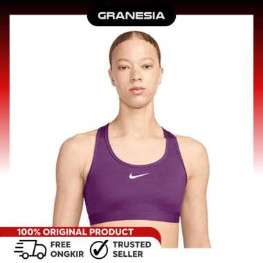 Nike Swoosh Medium Support Women's Padded Sports Bra DX6822518|Sport Bra Fitness Wanita S
