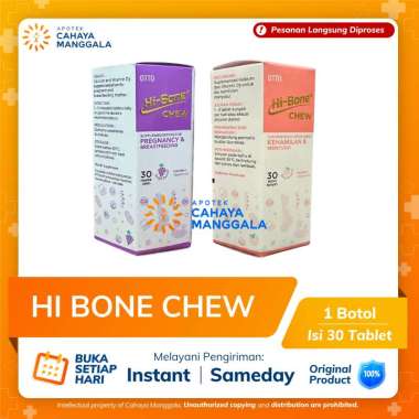 HI BONE CHEW SUPLEMEN IBU HAMIL DAN MENYUSUI @ 30 TABLET KUNYAH