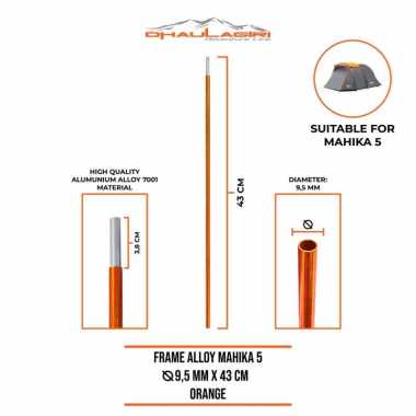 Frame Alloy Tenda Mahika 5 / Frame Tenda Saja