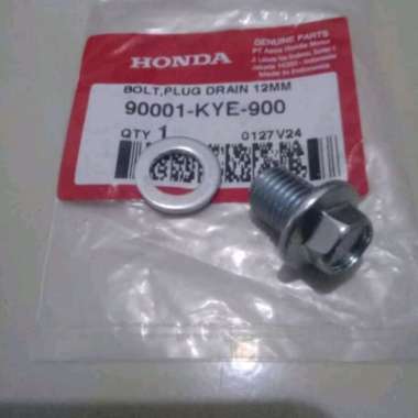 baut tutup oli bawah tap oli bolt plug drain 12mm crf 150L verza 150 megapro new megapro karbu kye c
