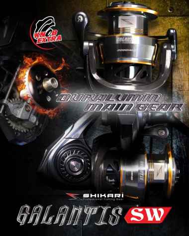 Shikari - Reel Galantis SW Power Handle 7 Ball Bearing 3000SW